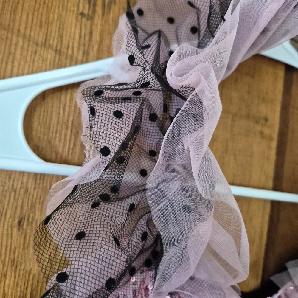 Weissman lace full ruffle